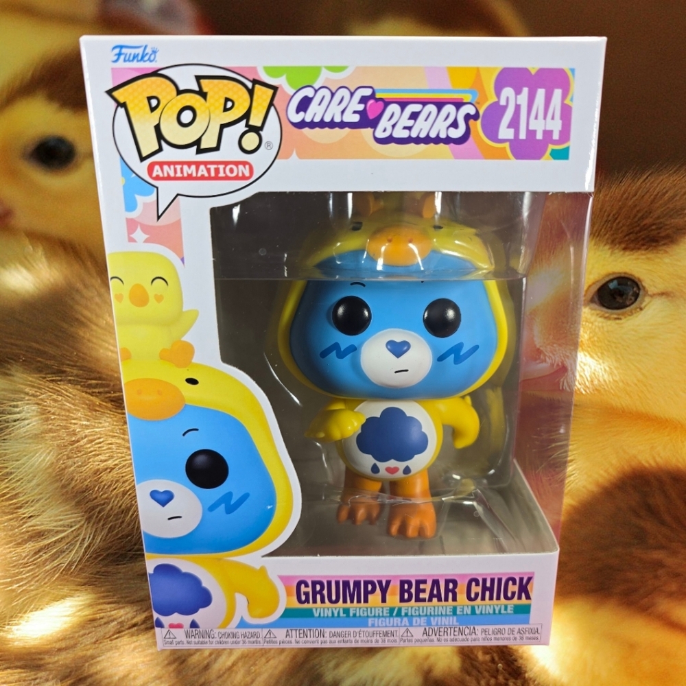 Funko Pop! - Grumpy Bear Chick Pop # 2144 (Nib) With Pop Protector